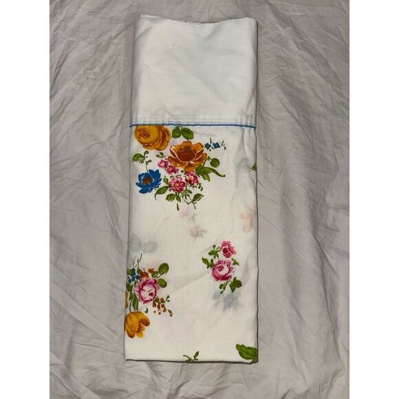 Vintage pillow cases 1970"s mismatched bundle of three - Picture 3 of 5